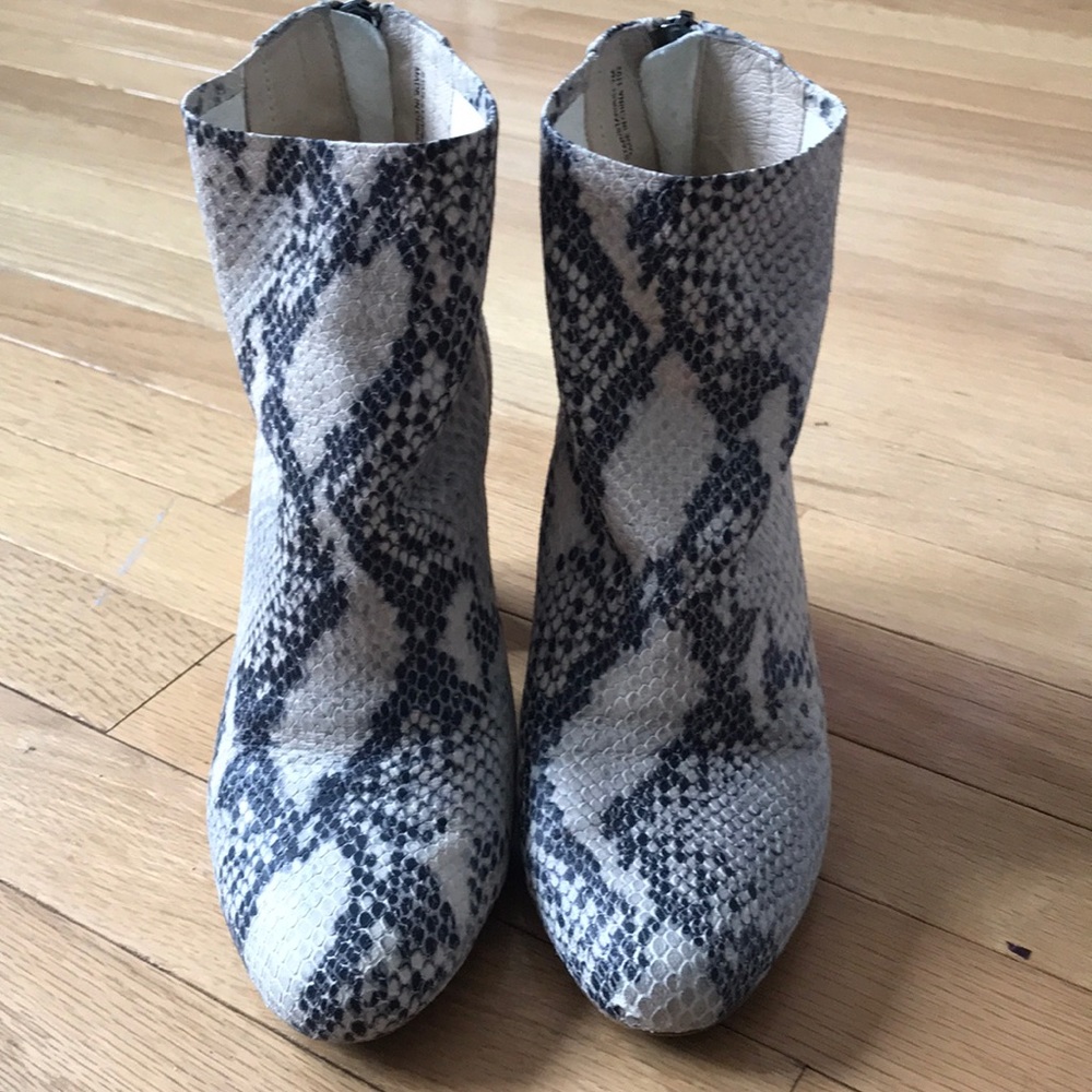 Steve Madden Snake Skin Booties